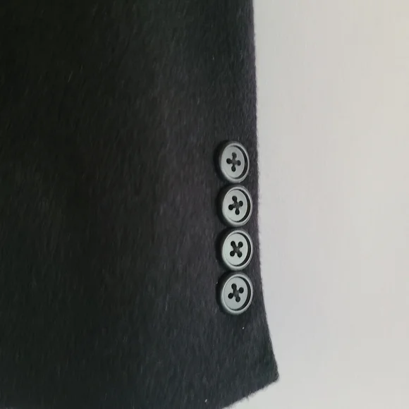 ​Cesare Romeo 100% Cashmere Blazer 50R 52R Hand Tailored Italian Black